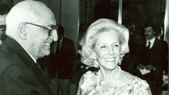 Amalia Fortabat y el ex presidente