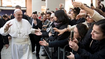 Francisco habló ante 40 mil