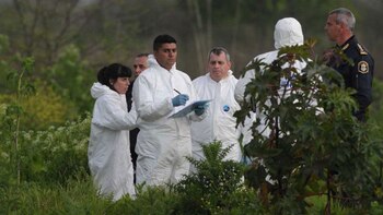 Lugar donde la Policía encontró
