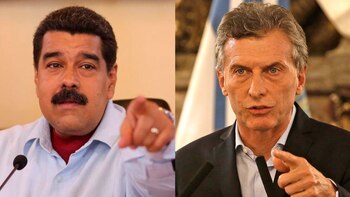 Nicolás Maduro y Mauricio Macri