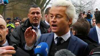 Geert Wilders, líder del antiinmigrante