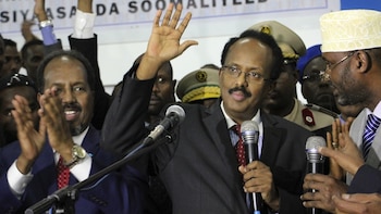 El flamante presidente somalí Mohamed