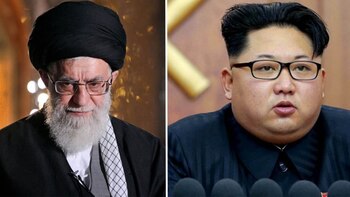 Ali Khamenei y Kim Jong-un,
