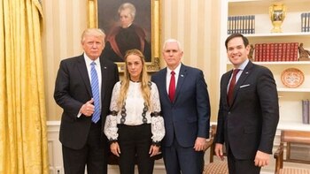 Trump recibió a Lilian Tintori