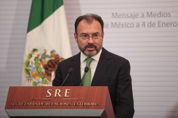 El canciller mexicano Luis Videgaray