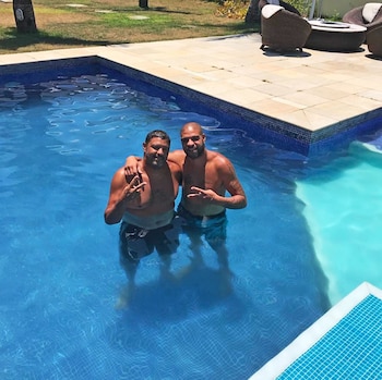 La foto que subió Adriano con su hermano