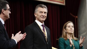 El presidente Mauricio Macri en