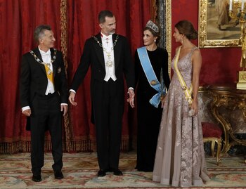 Los reyes Felipe y Letizia