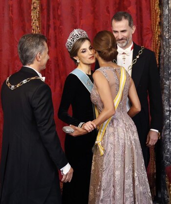 Los reyes Felipe y Letizia