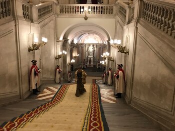 La escalera que conduce a