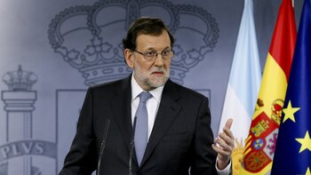 Mariano Rajoy, presidente español, advirtió