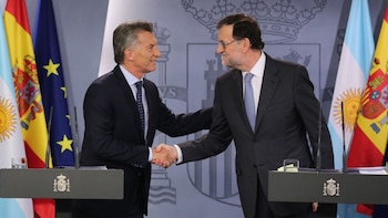Mauricio Macri y Mariano Rajoy