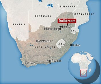 La pareja vivía en una