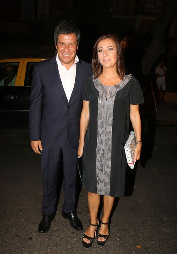 El doctor Facundo Manes y su pareja