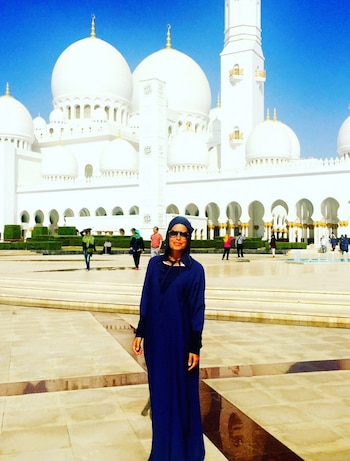 La mezquita Sheikh Zayed, ubicada