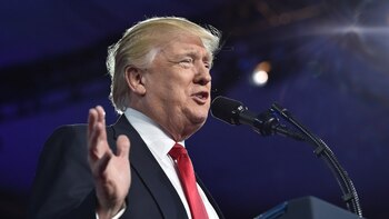 En alguna oportunidad, Trump lució