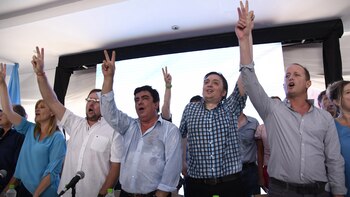 Magario, Romero, Espinoza, Máximo Kirchner