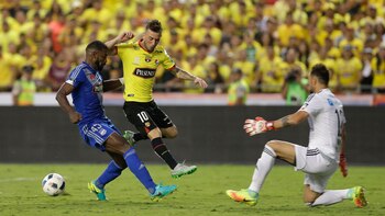 Damián Díaz defiende los colores