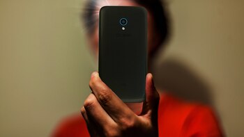 A través de una selfie