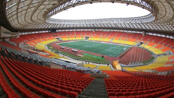 El estadio olímpico Luzhnikí será