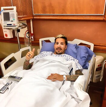 Fabbro compartió una imagen desde