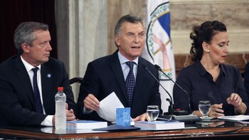 El presidente Mauricio Macri al