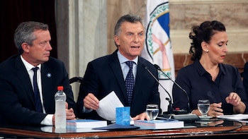 Mauricio Macri en la apertura