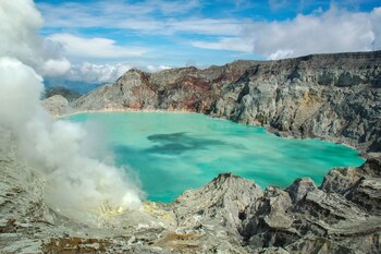 La laguna Kawah Ijen, se