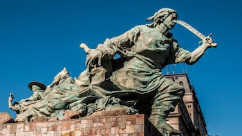 El monumento de Azurduy fue inaugurado en 2015