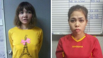 Las dos sospechosas detenidas, la