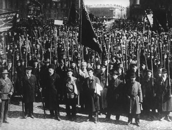 Un acto en Moscú durante