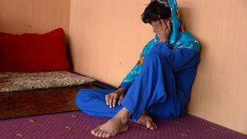 Un niño afgano que fue