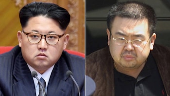 Kim Jong-un y su hermano