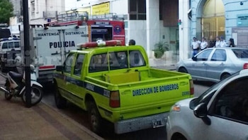 Los bomberos llegaron cuando el