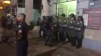 La policía frente a la