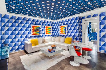 Una de las habitaciones recreacionales