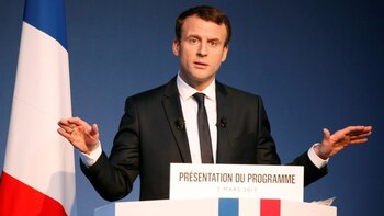Emmanuel Macron busca la presidencia