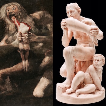 Distintas interpretaciones artísticas del canibalismo