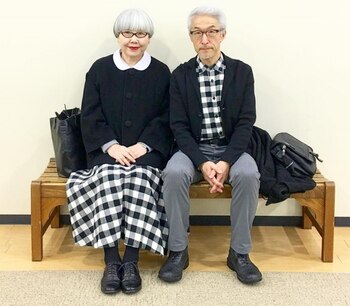 Sus looks combinados son un