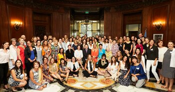 Las socias de Marianne, junto