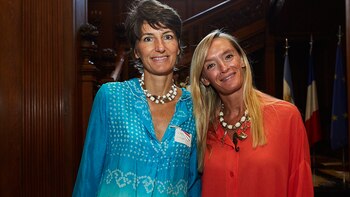 Laurence de Loyer y María