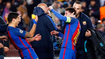 Suárez y Messi, con una