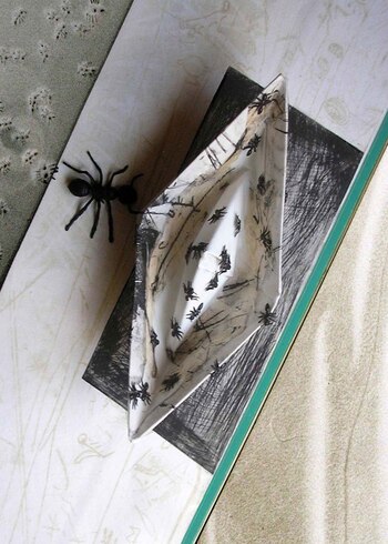 Hormigas y barcos de papel: