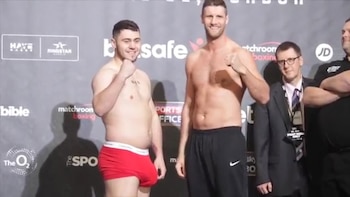 Ambos posaron para la foto