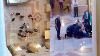 La víctima fue trasladada al