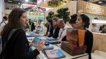 Stand de Argentina en la