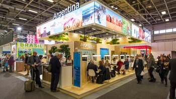 El stand argentino recibió a