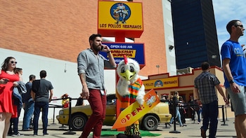 En el primer restaurante que