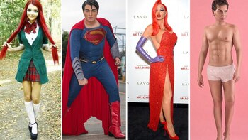 Un personaje de manga, Superman,