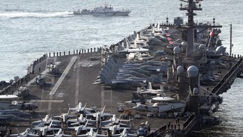El USS Carl Vinson, el